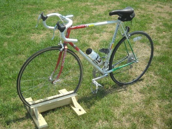 DIY Wooden Bike Stand Tutorial