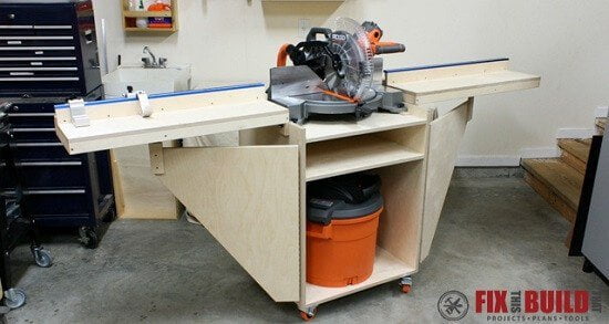 Mobile Miter Saw Station DIY Guide