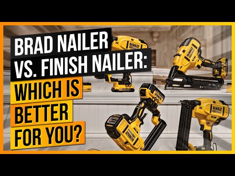 Brad Nailer vs. Finish Nailer: Which is Better for You?