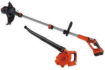 Black &amp; Decker LCC140 40V MAX Lithium Ion String Trimmer and Sweeper Combo Kit