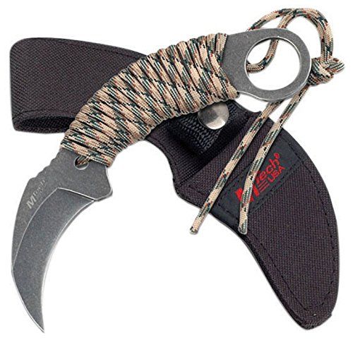 Mtech MT670 Hawk Cord Wrap Karambit Knife