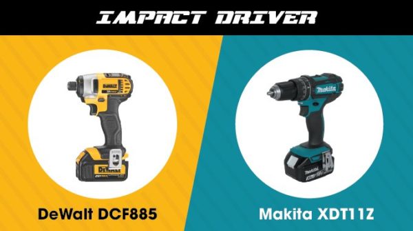 3. Makita vs. DeWalt - Impact Driver