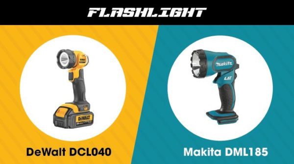 5. Makita vs. DeWalt - Flashlight