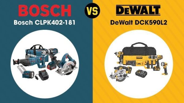 Bosch vs. Dewalt - Combo
