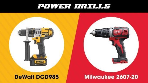 Dewalt vs. Milwaukee - Power Drill