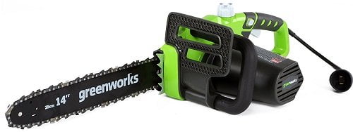 GreenWorks 20222 9 Amp 14-Inch Corded Chainsaw