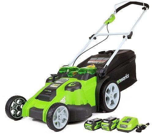 GreenWorks 25302 TwinForce 40V 20-Inch Cordless Electric Mower