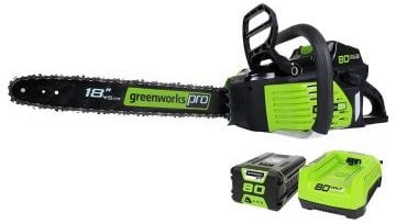 GreenWorks Pro GCS80420 18-Inch Cordless Chainsaw