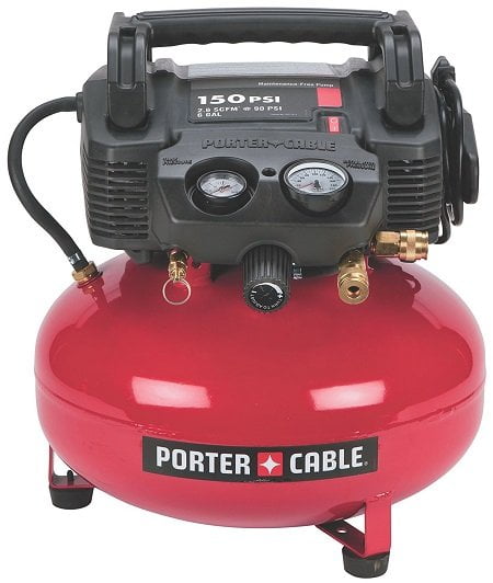 Porter-Cable C2002-WK Oil-Free UMC Pancake Compressor with 13-Piece Accessory Kit