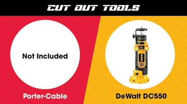 Porter Cable vs. DeWalt - Cut Out Tool