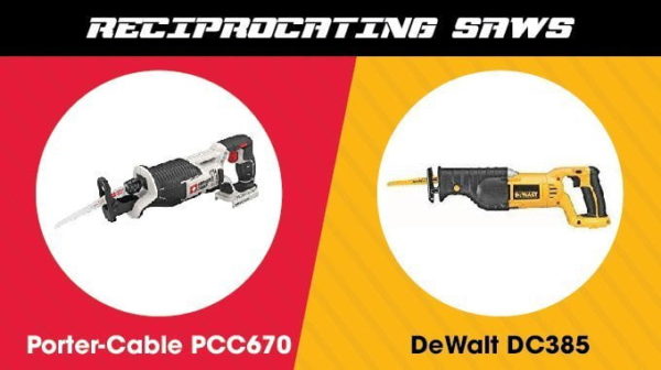Porter Cable vs. DeWalt - Reciprocating Saw