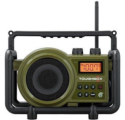 Sangean TB-100 AM/FM/AUX-In Ultra Rugged Digital Tuning Rechargeable Jobsite Radio