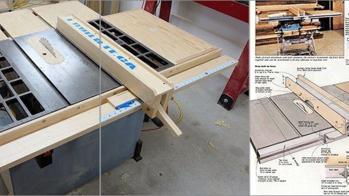 8 Simple Diy Table Saw Fence Plans You Can Build In Less 1 Hour
