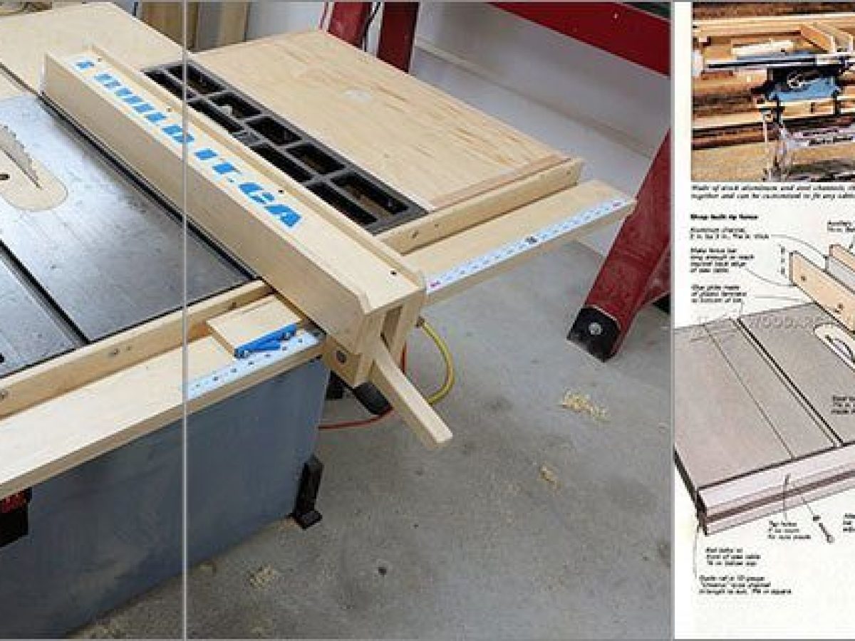 8 Simple Diy Table Saw Fence Plans You Can Build In Less 1 Hour