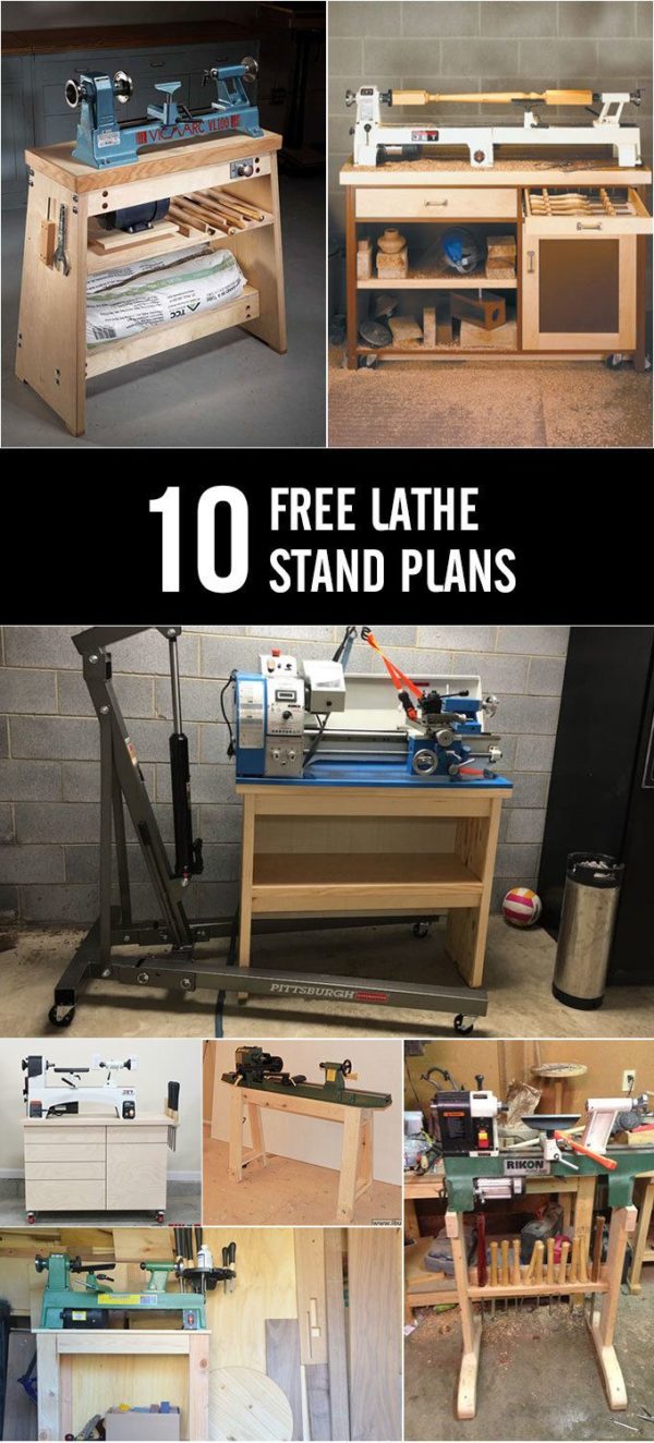 Free wood lathe stand plans
 