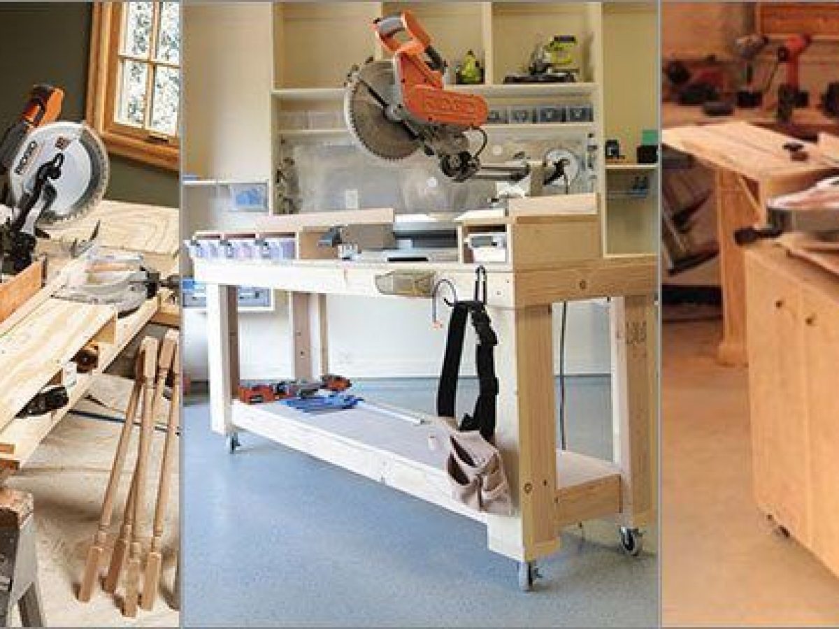 12 Simple Diy Miter Saw Stand Plans