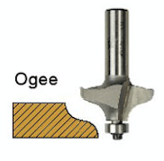 Beading router bit profiles