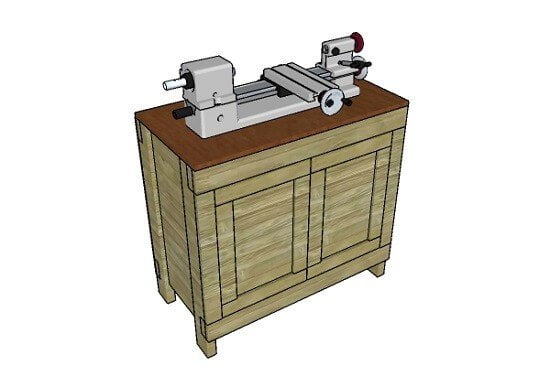 Lathe Stand Cabinet DIY Plans