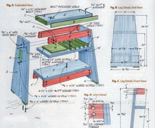 Professional Quality Lathe Stand Plans