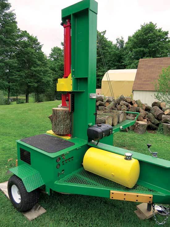 Ed's Professional-Quality DIY Vertical Log Splitter