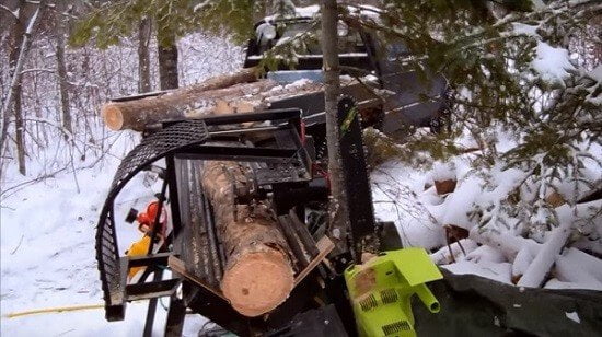 Custom DIY Firewood Processing Machine