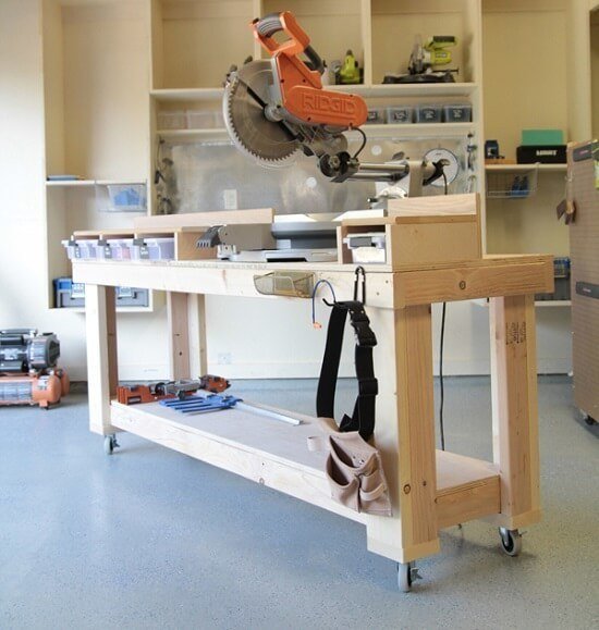 12 Simple DIY Miter Saw Stand Plans