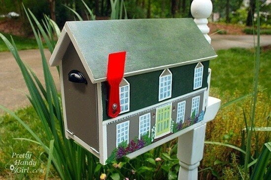DIY House Shaped Mailbox Tutorial