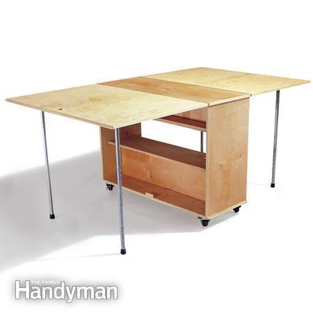 Folding Workbench from Plywood Tutorial
