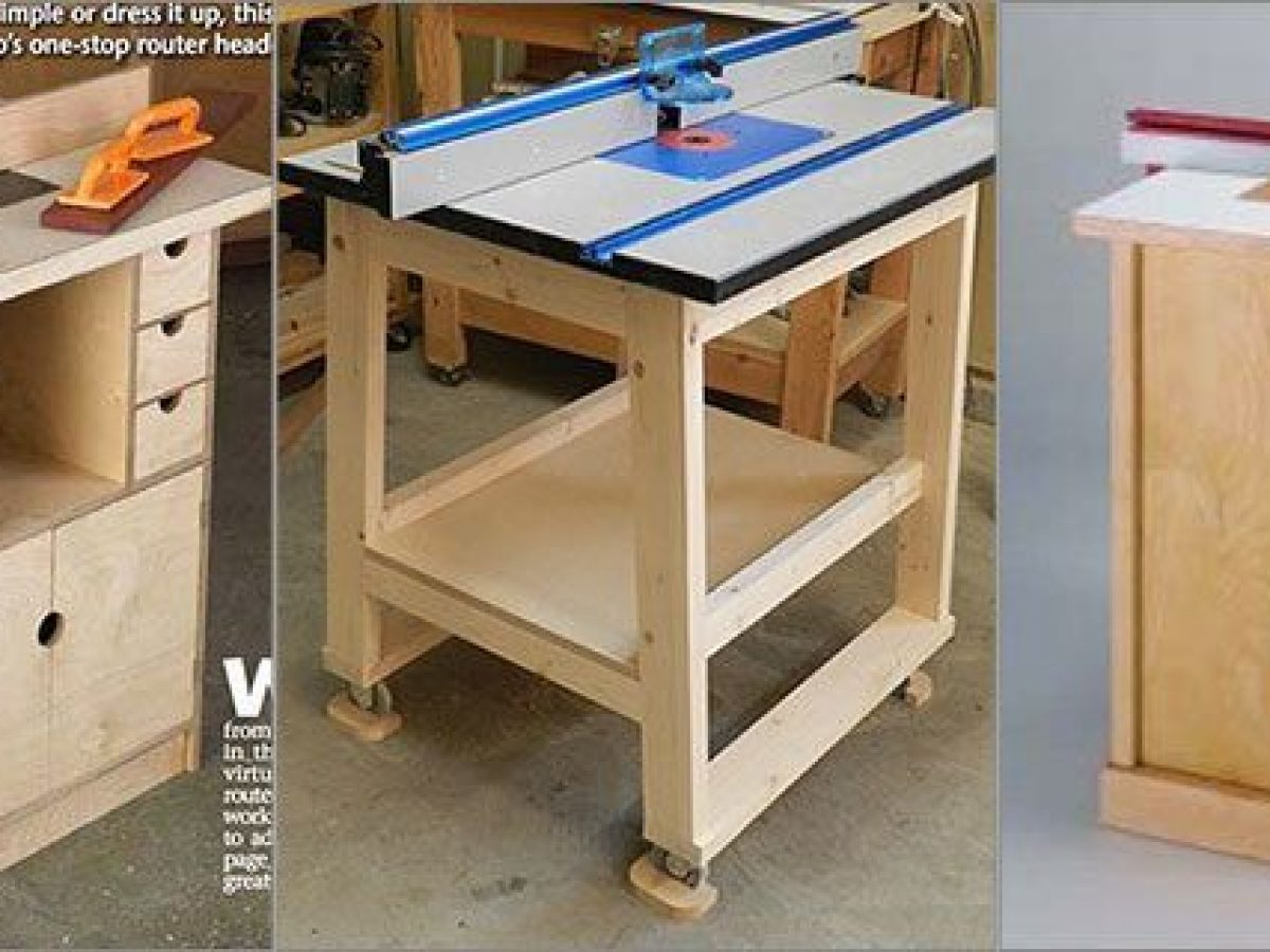 42 Free Diy Router Table Plans You Can Build Yourself