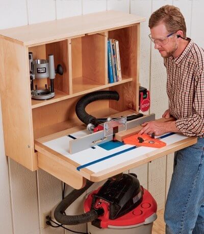 Wall-Mounted Router Table DIY Guide