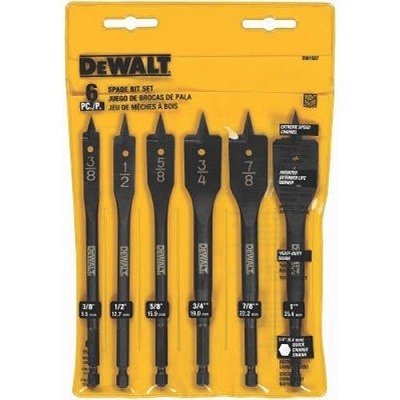 DeWalt DW1587 6-Piece Spade Drill Set