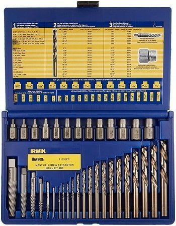 Irwin Tools 11135ZR Hanson 35-Piece Drill Bit Set