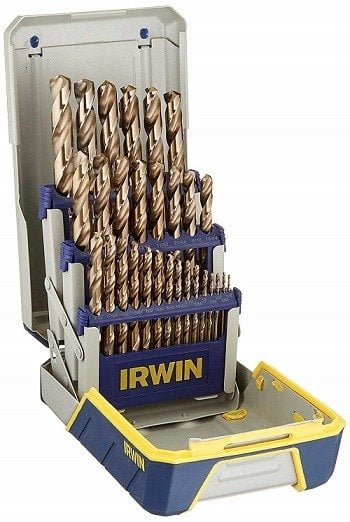 Irwin Tools 3018002 29-Piece Cobalt Drill Bit Set